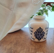 GREY POUPON �}�X�^�[�h �|�b�g�@*�@�A���e�B�[�N�G�݁@����|�b�g�@Digoin Sarreguemins 