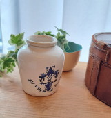 GREY POUPON マスタード ポット　*　アンティーク雑貨　陶器ポット　Digoin Sarreguemins 