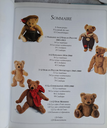 フランス語 テディベアの本　*　洋書 古本 テディベア アンティークベア